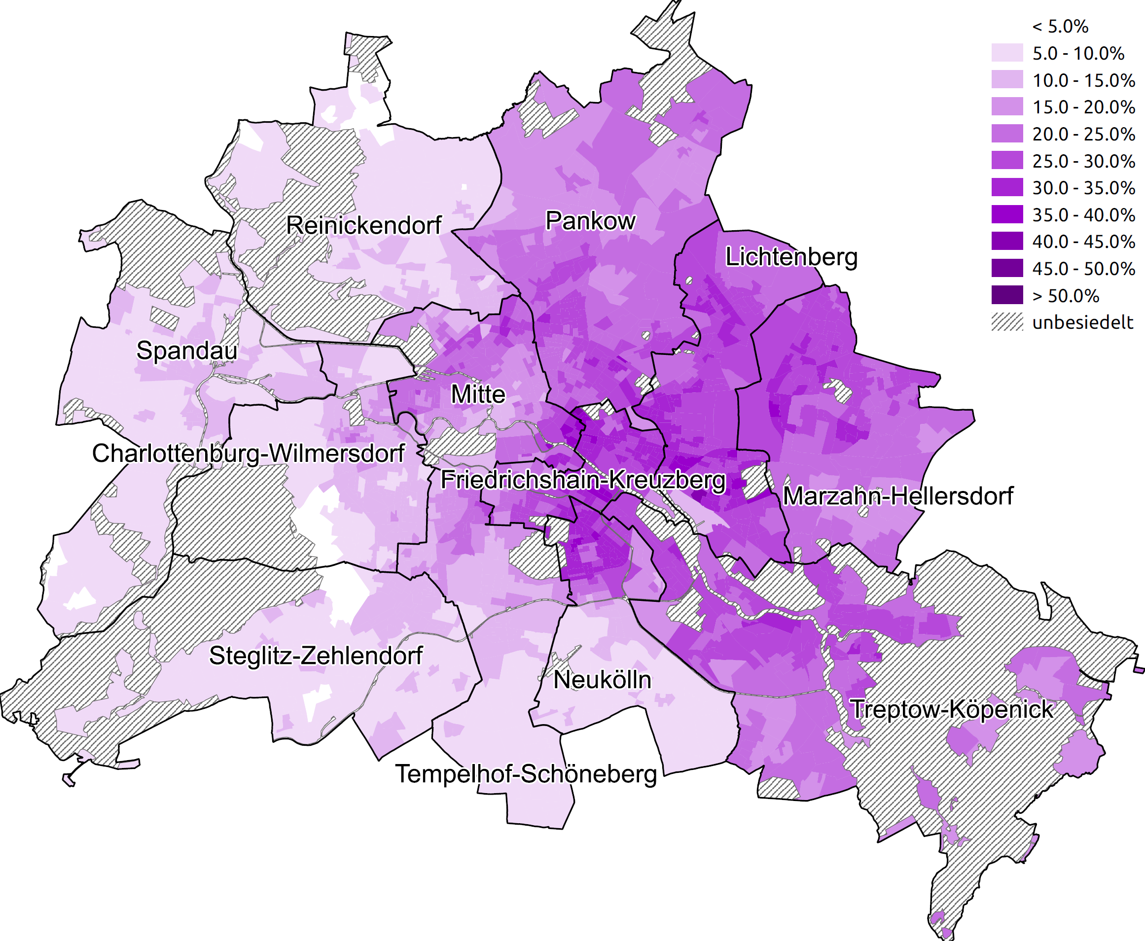 Choropleth Map Linke